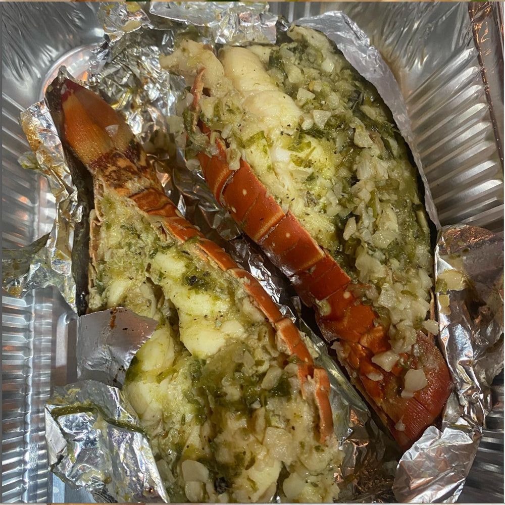 š¦ Butter Garlic Foil-Roasted Lobster Tail