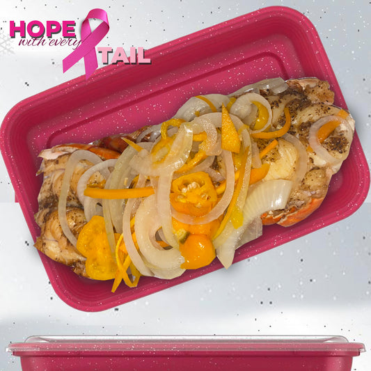 🌴 Escovitch Lobster Fried in Coconut Oil