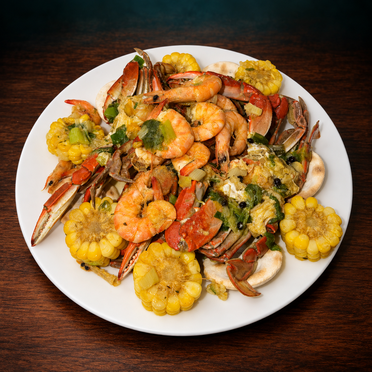 Spicy Coconut Crab & Shrimp Supreme